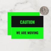 Aanpassen, personaliseren Verhuisadres info Note C Notitiekaartje (Voorkant / Achterkant in situ)