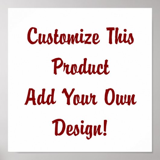 Aanpassen - Poster (Voorkant)