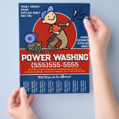 Aanpassen. Promo voor het reinigen van de drukstro Flyer (Hand)