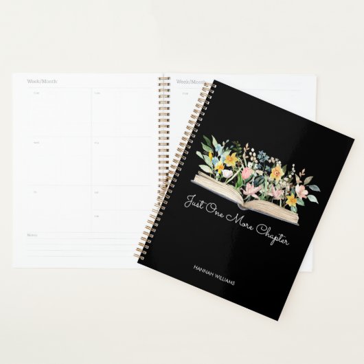 Aanpassen Quote Waterverf Boek Bloemen Bloemen 202 Planner (Display)