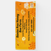 Aanpassen Raw Honey te koop Boerderij Business 2 Spandoek (Verticaal)
