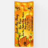Aanpassen Raw Honey te koop Boerderij Business Spandoek (Verticaal)