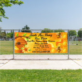 Aanpassen Raw Honey te koop Boerderij Business Spandoek (Insitu)