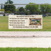 Aanpassen Recreatieve Voertuig Te Huur Of Verkoop Spandoek (Insitu)