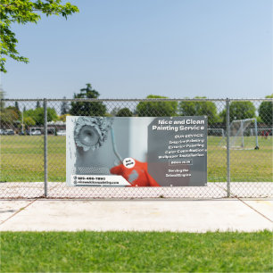 Aanpassen residentiële commerciële schilderbedrijf spandoek