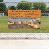 Aanpassen RV aanhangwagen voertuig opslagpartij Spandoek (Insitu)