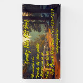 Aanpassen RV Park Campground Highway Spandoek (Verticaal)