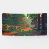 Aanpassen RV Park Campground Highway Spandoek (Horizontaal)