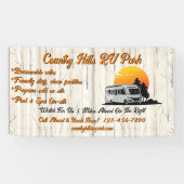 Aanpassen RV Park Camping Highway Spandoek (Horizontaal)