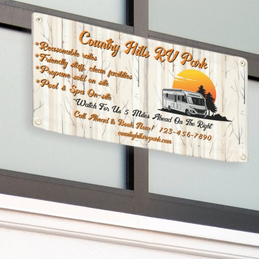 Aanpassen RV Park Camping Highway Spandoek (Buitenkant Gebouw)