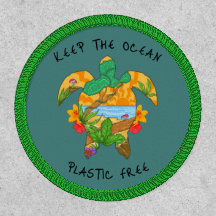 Aanpassen Save the Turtles Keep Oceans Plastic Fre