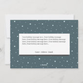 Aanpassen schattige kerst vakantie Kaart (Achterkant)