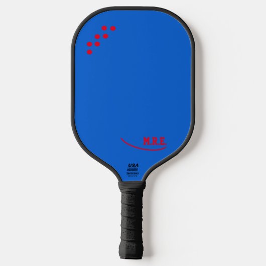 aanpassen, sjabloon personaliseren, Pickleball Pad Paddle (Achterkant)