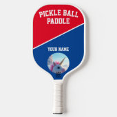 aanpassen, sjabloon personaliseren, Pickleball Pad Paddle (Achterkant)