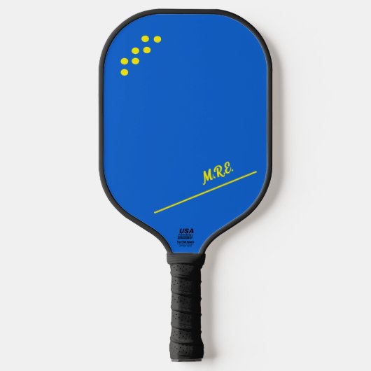 aanpassen, sjabloon personaliseren, Pickleball Pad Pickleball Paddle (Voorkant)