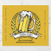 Aanpassen  Sketch Beer Professional Beer Bo Bier Etiket (Enkel label)