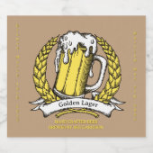 Aanpassen  Sketch Beer Professional Bier Etiket (Enkel label)