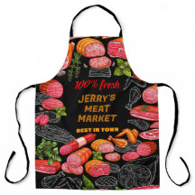 Aanpassen slagerij winkel zakelijke vleesdelen