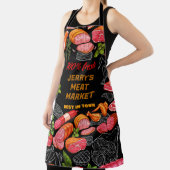 Aanpassen slagerij winkel zakelijke vleesdelen schort (Insitu)