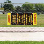 Aanpassen Smoke Shop Sigaretten Tabak Spandoek (Insitu)