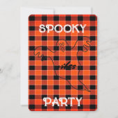 Aanpassen SPOOKY VIBES Ghost Herfst Halloween Part Kaart (Voorkant)