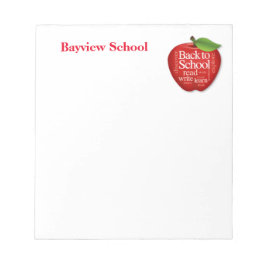 Aanpassen Terug naar School Notitieblok