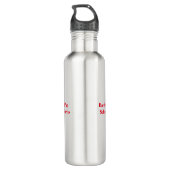 Aanpassen Terug naar School Waterfles (Achterkant)