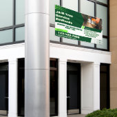 Aanpassen Tree Service Arborist Stump Grinder Fenc Spandoek (Buitenkant Gebouw)