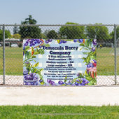 Aanpassen U-Pick Blue Berry Farm Verkoop Promotie Spandoek (Insitu)