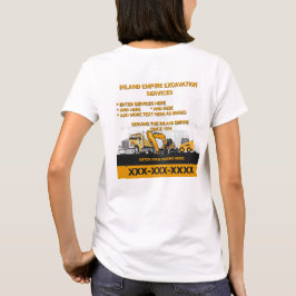 Aanpassen Uitgraving Algemene Aannemer Constructie T-shirt