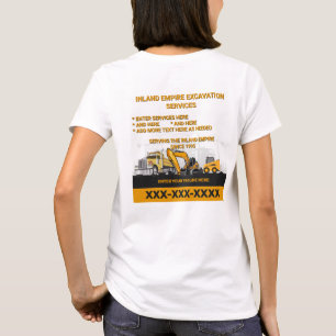 Aanpassen Uitgraving Algemene Aannemer Constructie T-shirt