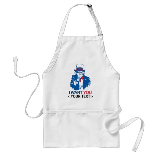 AANPASSEN UNCLE SAM WILT U,<YOUR TEXT> STANDAARD SCHORT (Voorkant)