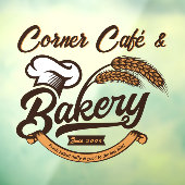 Aanpassen van  bakkerijkorrels Banner Earth Tones Raamsticker (Vel 3)