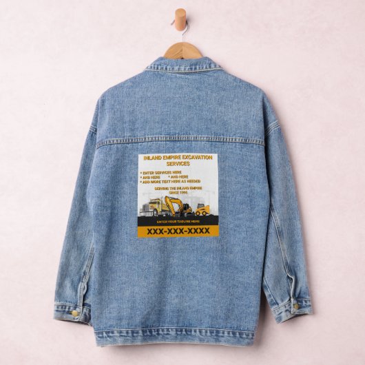 Aanpassen van de algemene contractant van de opgra denim jacket (Hangar)