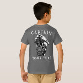 Aanpassen van de gezagvoerder van het Zee van de s T-shirt (Achterkant volledig)