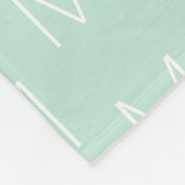 Aanpassen van de letter initiaal van het monogram fleece deken (Hoek)