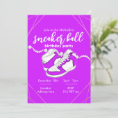 Aanpassen van de paarse sjabloon van de sneakoppen kaart (Staand voorkant)