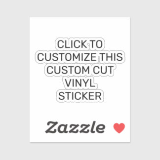 AANPASSEN VAN DEZE AANGEPASTE VINYL-STICKER STICKER