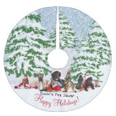 AANPASSEN VAN DEZE Vakantie Sneeuw en Bomen Kerstboom Rok (Voorkant)