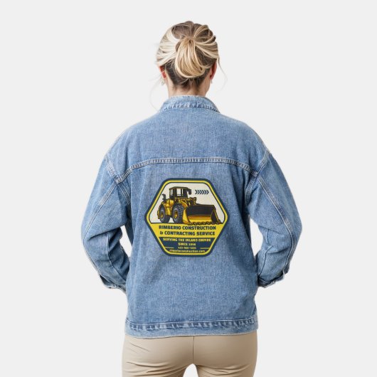 Aanpassen van generieke bouw contracterende bedrij denim jacket (Model)