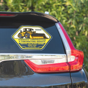 Aanpassen van generieke bouw contracterende bedrij sticker