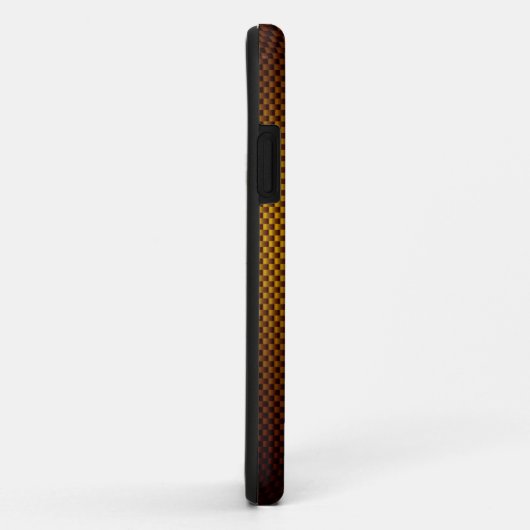 Aanpassen van gevarieerde honingzwarte koolstofvez Case-Mate iPhone case (Achterkant/rechts)