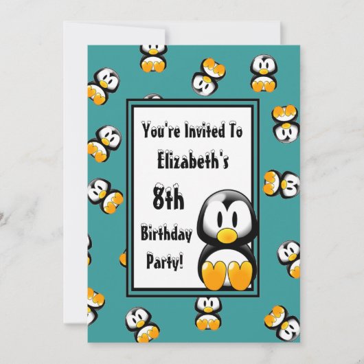 Aanpassen van het thema 'Verjaardag' van het pingu Kaart (Voorkant)