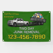 Aanpassen van Junk Removal Business Promotionele H Spandoek (Horizontaal)
