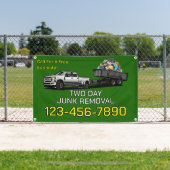 Aanpassen van Junk Removal Business Promotionele H Spandoek (Insitu)