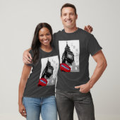 Aanpassen van London Big Ben Clock Tower Red Telef T-shirt (Unisex)