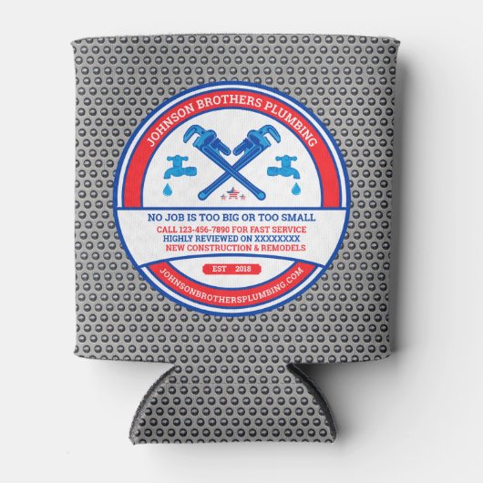 Aanpassen van loodgieterswerk aannemer bedrijf Adv Blikjeskoeler (Voorkant)