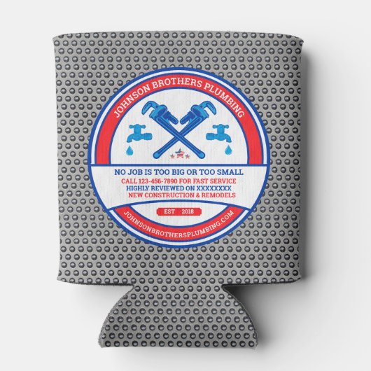 Aanpassen van loodgieterswerk aannemer bedrijf Adv Blikjeskoeler (Achterkant)