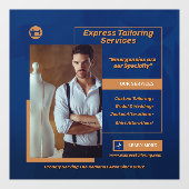 Aanpassen van Mannen-maatwerkwinkel Business Raamsticker (Vel)