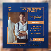 Aanpassen van Mannen-maatwerkwinkel Business Raamsticker (Vel 2)